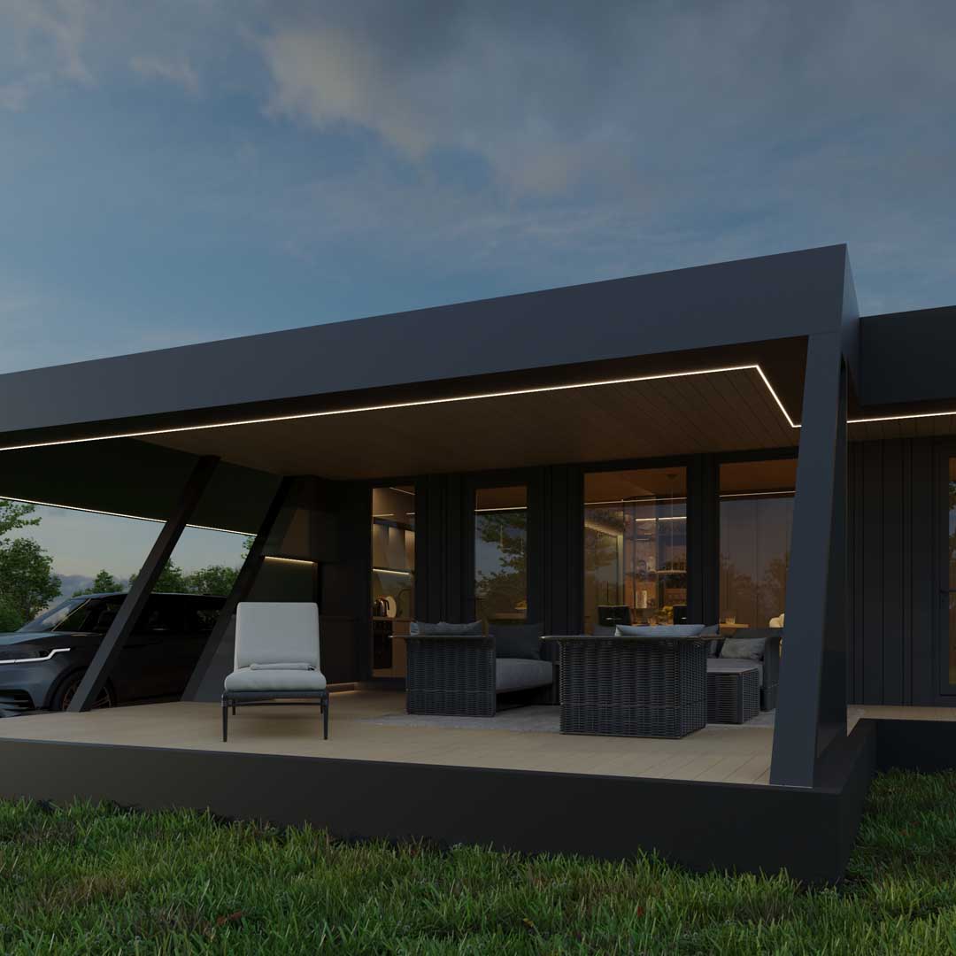 modular home terrace