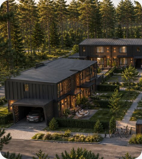 Орендний комплекс Build-to-Rent із будинків HOMERS
